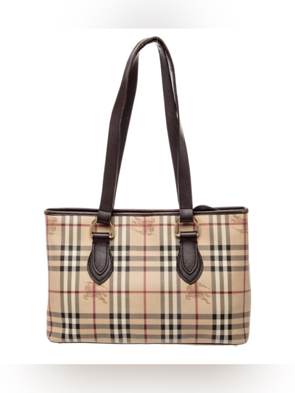 2000-2017 Haymarket Check Coated Canvas tote